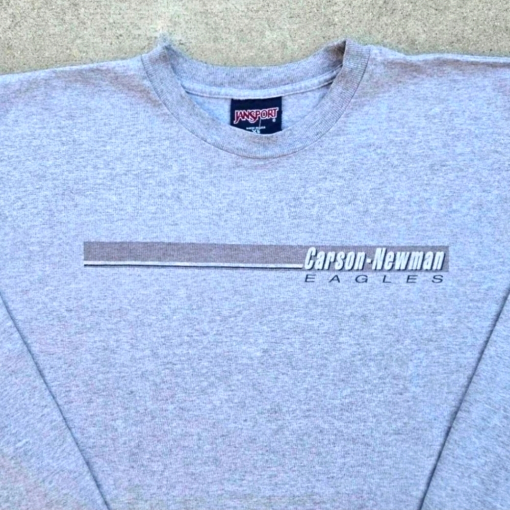 Tennessee Carson Newman Eagles Mens Size XL Jansports VTG Longsleve t-shirt